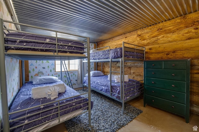 2599 S Foxridge Rd, Garden City, UT 84028 - bedroom featuring concrete flooring