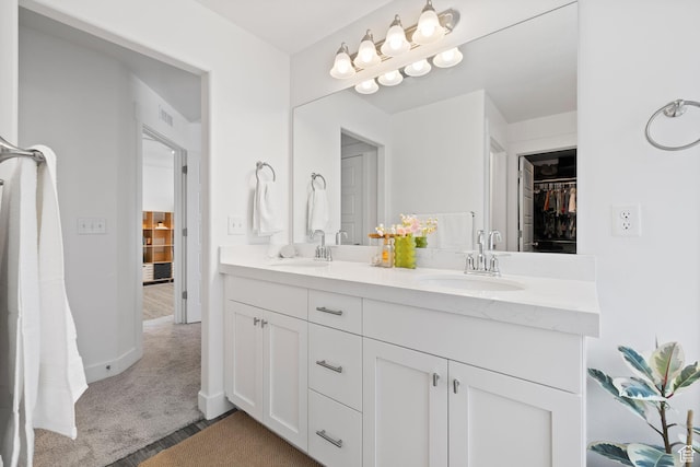 4892 E Lake Corner Dr, Eagle Mountain, UT 84005 - full bath featuring double vanity and a spacious closet