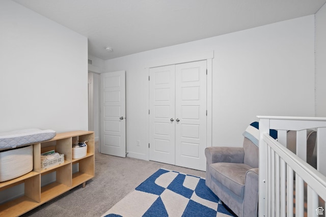 4892 E Lake Corner Dr, Eagle Mountain, UT 84005 - bedroom featuring light colored carpet and a closet
