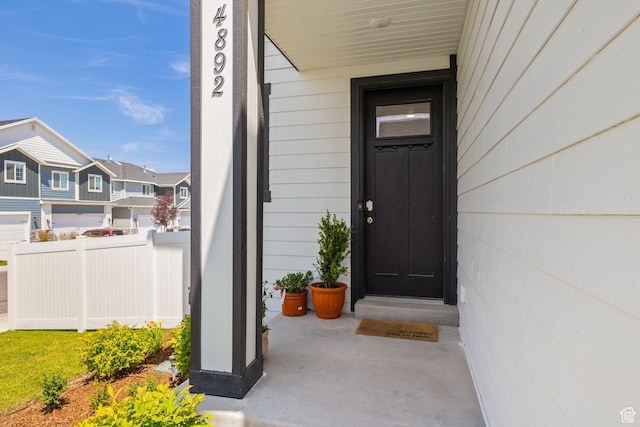 4892 E Lake Corner Dr, Eagle Mountain, UT 84005 - entrance to property featuring a residential view