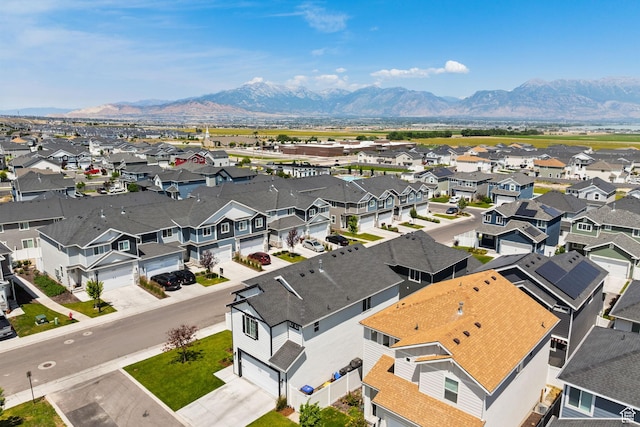 4892 E Lake Corner Dr, Eagle Mountain, UT 84005 - aerial view of residential area with mountains