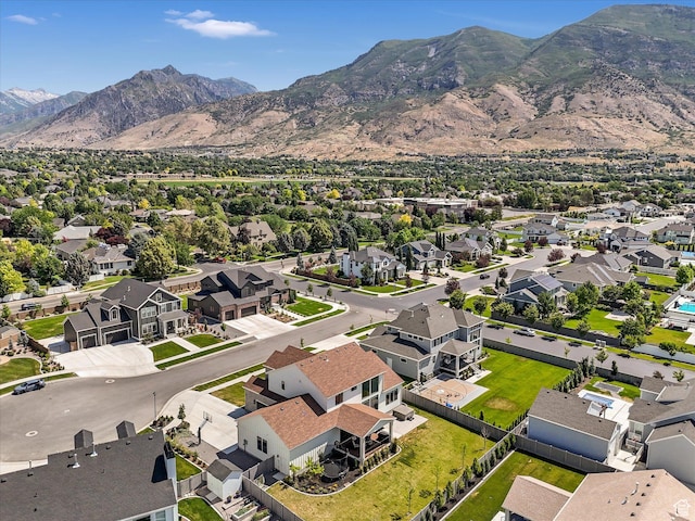 1172 E Candy Ln, American Fork, UT 84003 - aerial view of residential area featuring mountains