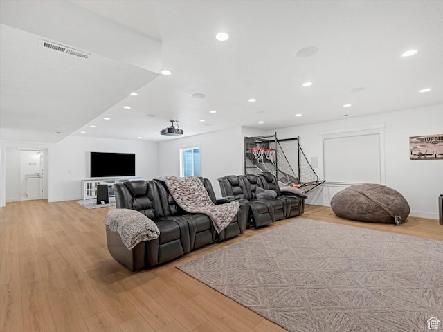 1172 E Candy Ln, American Fork, UT 84003 - living area featuring light wood-style floors and recessed lighting