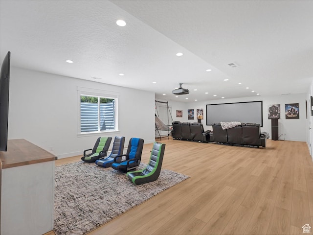 1172 E Candy Ln, American Fork, UT 84003 - game room with recessed lighting and light wood-style flooring
