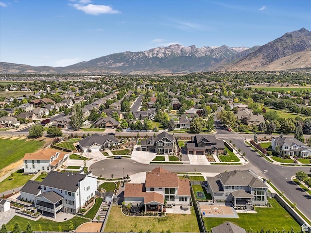 1172 E Candy Ln, American Fork, UT 84003 - aerial perspective of suburban area featuring a mountainous background