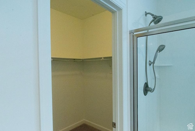 63 N Canyon Maple Rd, Vineyard, UT 84059 - bathroom with a shower stall and a walk in closet