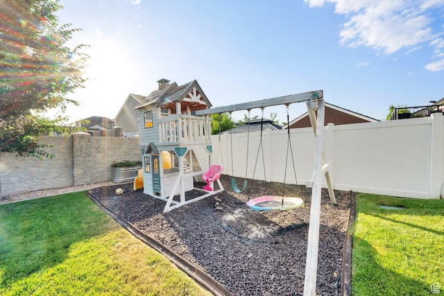 1752 S 570 W, Provo, UT 84601 - view of jungle gym featuring a fenced backyard