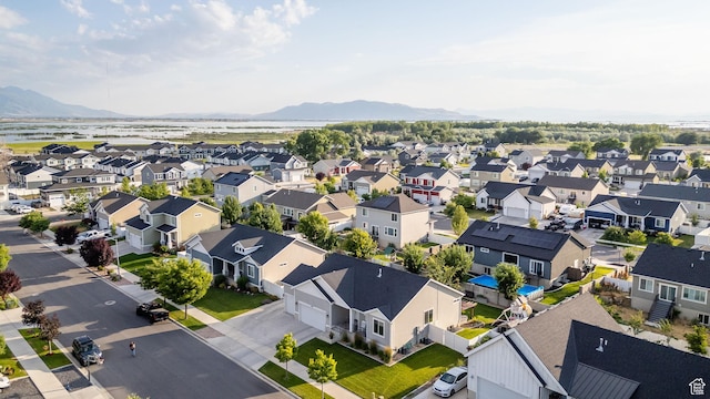 1752 S 570 W, Provo, UT 84601 - aerial view of residential area with a mountain backdrop