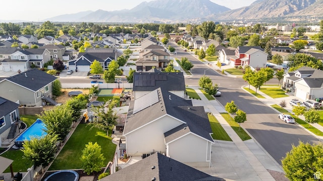 1752 S 570 W, Provo, UT 84601 - aerial view of residential area featuring a mountainous background