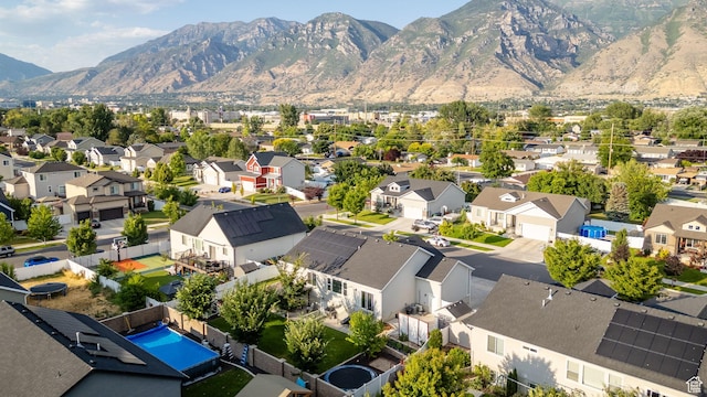 1752 S 570 W, Provo, UT 84601 - aerial view of residential area featuring a mountainous background