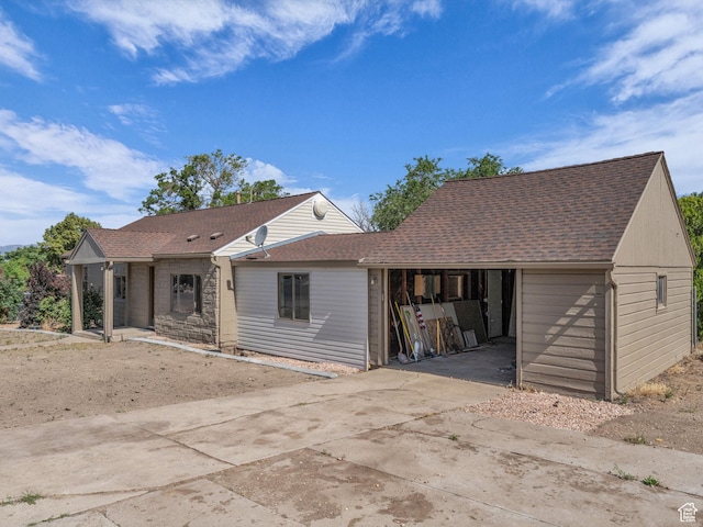 161 E 200 S, Tooele, UT 84074 - view of front of property with driveway and roof with shingles