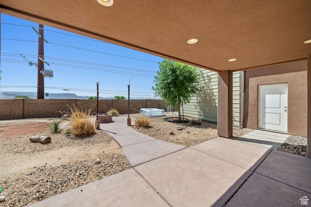 2752 E 50 S, St George, UT 84790 - fenced backyard with a patio area