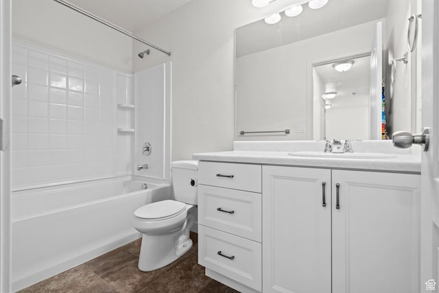 5423 W Black Hills Ln, Herriman, UT 84096 - bathroom featuring vanity and shower / bathtub combination