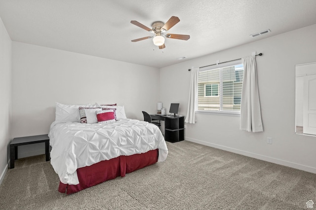 5423 W Black Hills Ln, Herriman, UT 84096 - carpeted bedroom featuring baseboards and ceiling fan