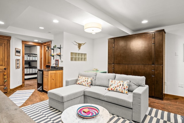 915 Norfolk Ave, Park City, UT 84060 - living area featuring recessed lighting and light wood-type flooring