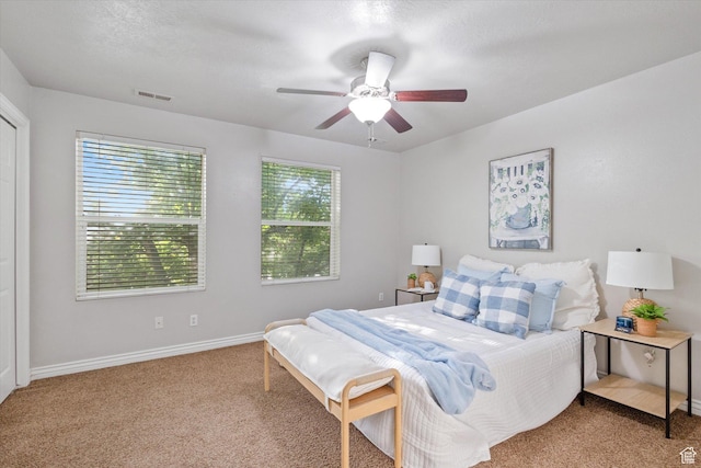 10 S 1000 E, Payson, UT 84651 - carpeted bedroom with baseboards and ceiling fan