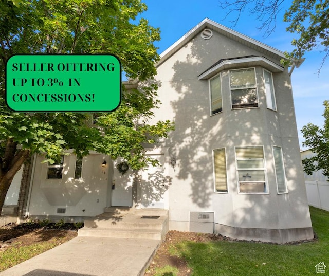 10 S 1000 E, Payson, UT 84651 - view of front of home with crawl space and stucco siding