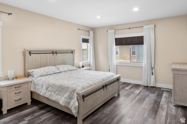 5194 Hedgerose Dr, Herriman, UT 84096 - bedroom featuring dark wood finished floors and recessed lighting