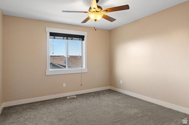 5194 Hedgerose Dr, Herriman, UT 84096 - empty room with carpet and a ceiling fan