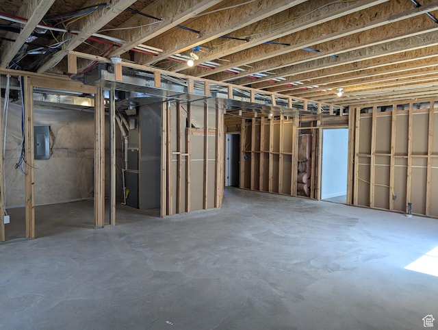 57 N Midland Dr, Saratoga Springs, UT 84045 - unfinished basement with electric panel