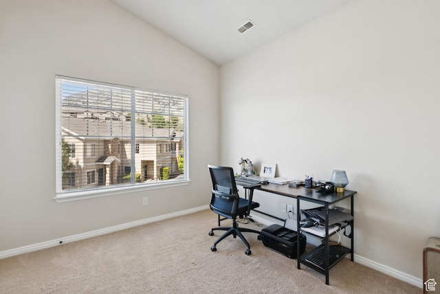 1676 E 1080 S, Provo, UT 84604 - carpeted office space with baseboards and vaulted ceiling