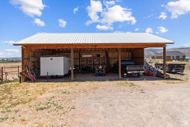 1145 W 500 N, Manti, UT 84642 - view of pole building with a carport and dirt driveway