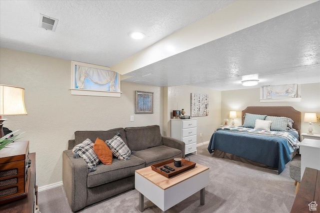 5203 Chambers St, South Ogden, UT 84403 - carpeted bedroom with a textured ceiling and a textured wall