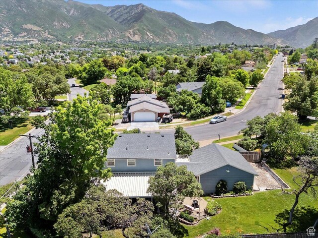 5203 Chambers St, South Ogden, UT 84403 - aerial view of property and surrounding area featuring mountains