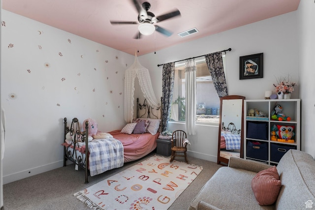 586 N 360 W, La Verkin, UT 84745 - bedroom featuring carpet and a ceiling fan