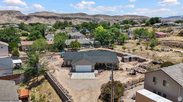 586 N 360 W, La Verkin, UT 84745 - aerial view of residential area with a mountain backdrop