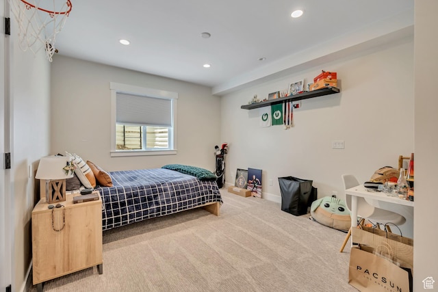 2040 E Lambourne Ave, Millcreek, UT 84109 - bedroom featuring recessed lighting and carpet floors
