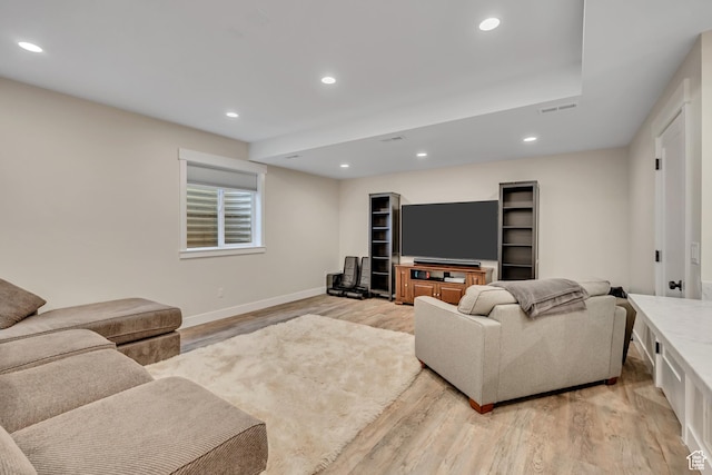 2040 E Lambourne Ave, Millcreek, UT 84109 - living room with light wood-type flooring and recessed lighting