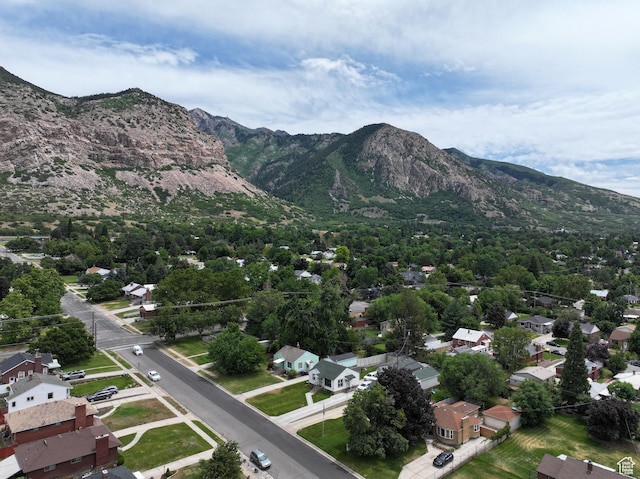 1540 23rd St, Ogden, UT 84401 - aerial view of property and surrounding area with a mountain backdrop
