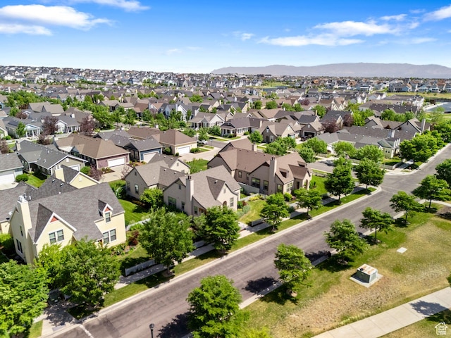 4892 W Veeroma Way S, Jordan, UT 84009 - aerial view of residential area with a mountainous background