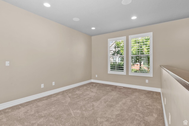4892 W Veeroma Way S, Jordan, UT 84009 - carpeted empty room featuring baseboards and recessed lighting