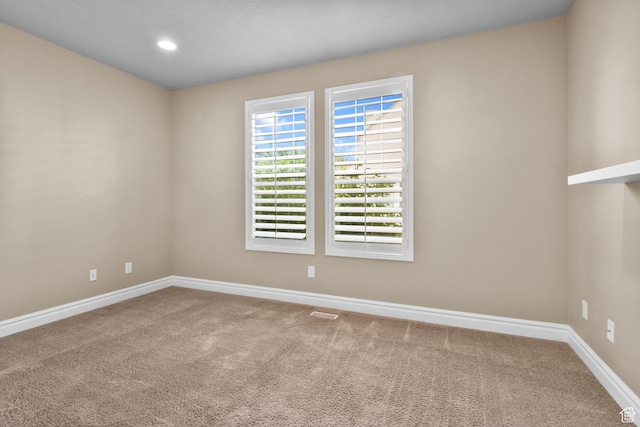 4892 W Veeroma Way S, Jordan, UT 84009 - spare room featuring carpet and recessed lighting