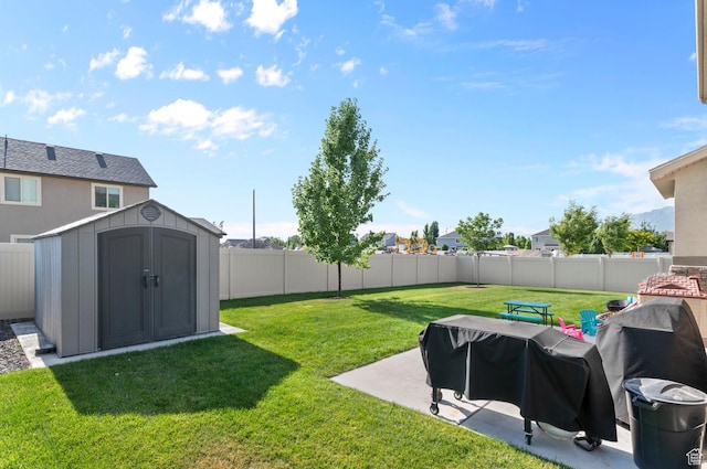 231 N 750 W, Springville, UT 84663 - fenced backyard with a storage unit