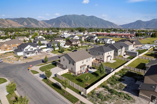 231 N 750 W, Springville, UT 84663 - aerial view of residential area with a mountain backdrop