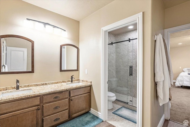 12937 S Old Country Ct W, Riverton, UT 84065 - ensuite bathroom with a stall shower and double vanity