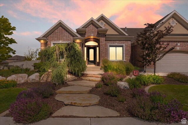 12937 S Old Country Ct W, Riverton, UT 84065 - view of front of house with brick siding