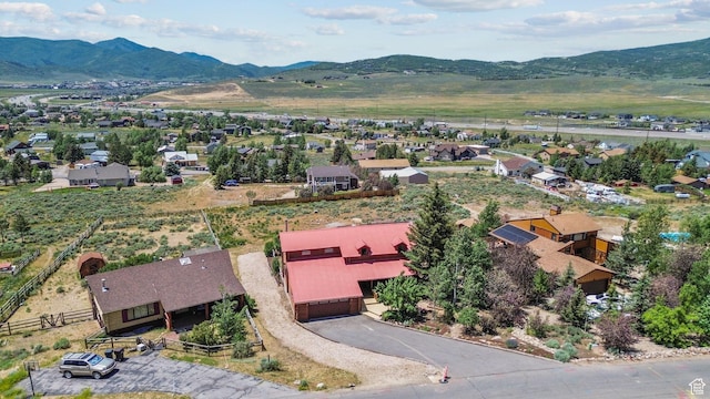6385 Mountain View Dr, Park City, UT 84098 - aerial view of residential area with a mountain backdrop