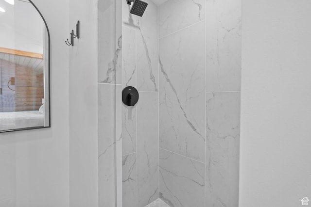 6385 Mountain View Dr, Park City, UT 84098 - full bath featuring a marble finish shower