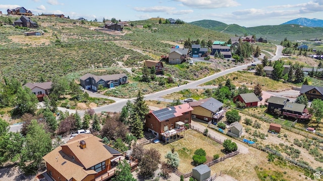 6385 Mountain View Dr, Park City, UT 84098 - aerial view of residential area with a mountainous background