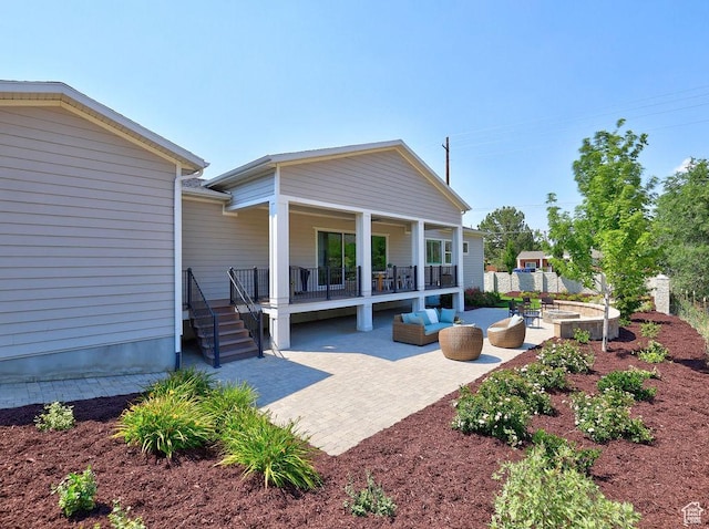 7817 S Danish Pine Ln Unit 101, Cottonwood Heights, UT 84121 - view of patio with an outdoor hangout area