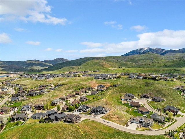 6167 N Hidden Hills Dr, Mountain Green, UT 84050 - aerial view of property's location featuring nearby suburban area and mountains