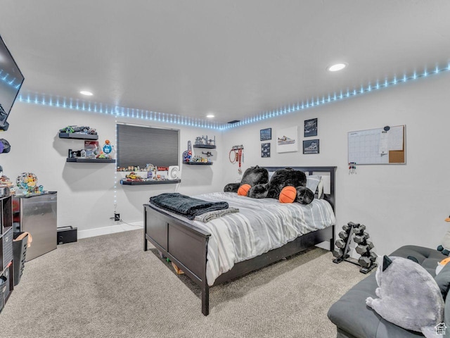 4332 W Losee Dr, West Valley City, UT 84120 - bedroom featuring carpet flooring and recessed lighting