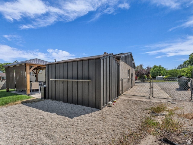 4332 W Losee Dr, West Valley City, UT 84120 - view of outbuilding featuring a gate