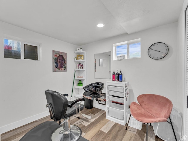 4332 W Losee Dr, West Valley City, UT 84120 - office featuring recessed lighting and wood finished floors