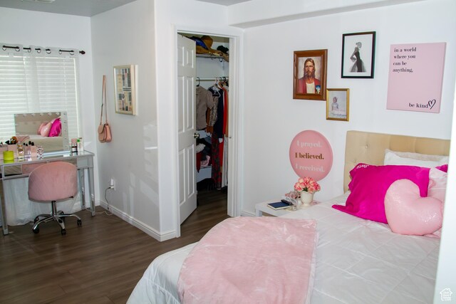 1415 N 3300 W, Provo, UT 84601 - bedroom featuring wood finished floors, a closet, and a spacious closet