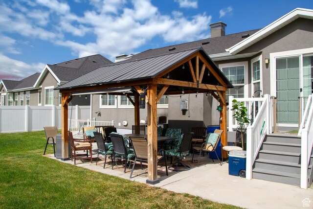 1415 N 3300 W, Provo, UT 84601 - view of patio with a gazebo